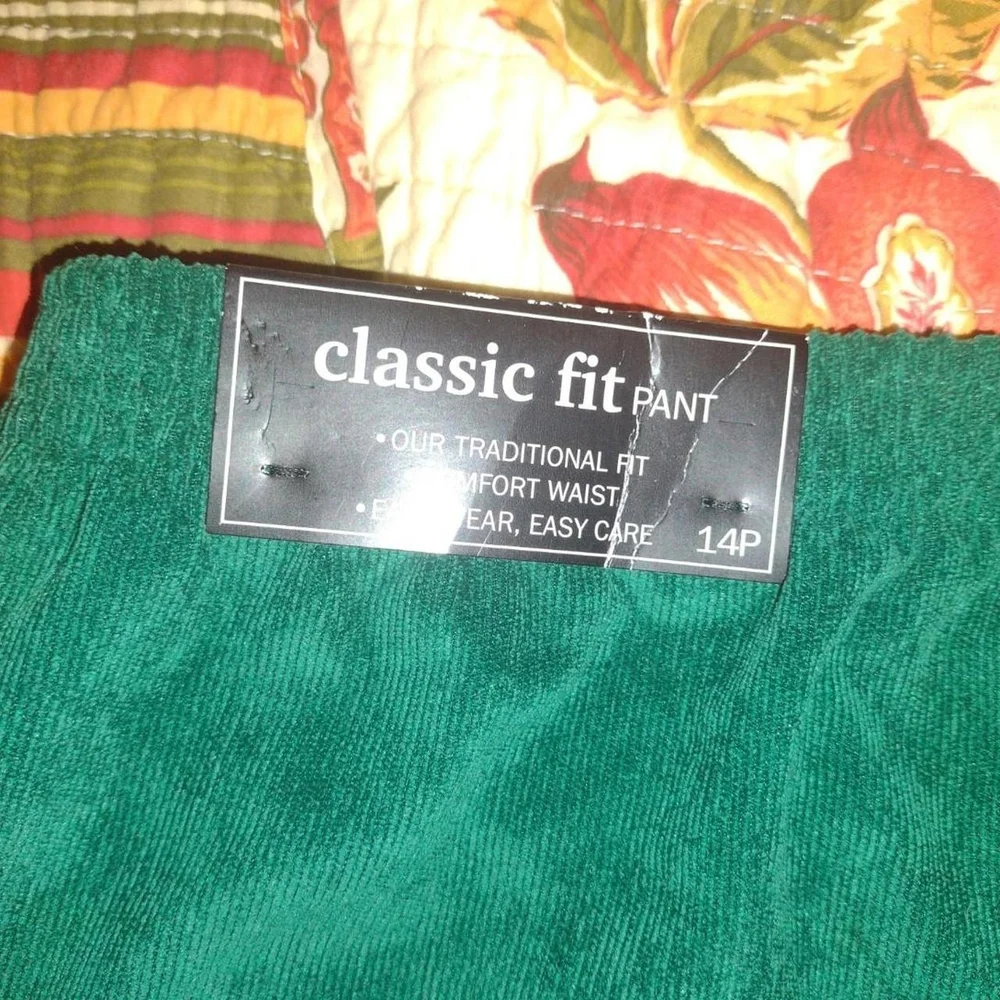 Alfred Dunner Women's Corduroy Pants - Picture 4 of 5